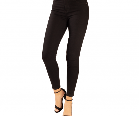 Skinny jeans negros 8802B